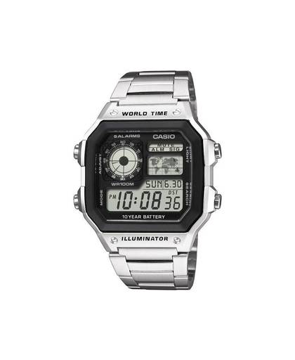 Casio AE-1200WHD-1AVEF horloge Elektronisch Armbandhorloge Man Roestvrijstaal