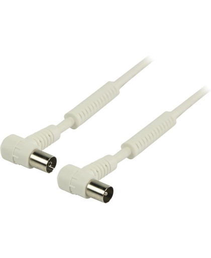 Valueline VLSP40110W150 15m Coax Coax Wit coax-kabel