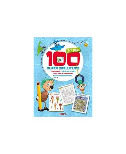 100 superleuke spelletjes 5-7 jaar. Paperback