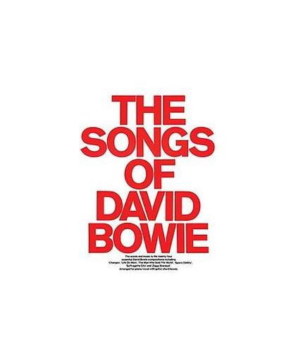 The Songs of David Bowie. (Piano Vocal Guitar), Paperback