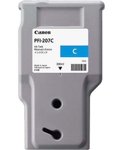 PFI-207C inktcartridge cyaan standard capacity 300ml 1-pack