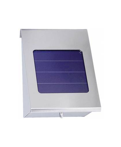 Esotec Shine Solar-wandlamp 102080-01 LED roestvrij permanent geÃ¯nstalleerd