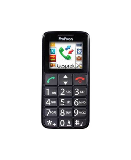 Profoon Big button comfort GSM PM-650 Senioren mobiele telefoon Zwart