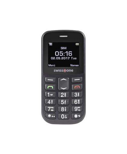 swisstone BBM 516 Senioren mobiele telefoon Laadstation, SOS-knop Zwart