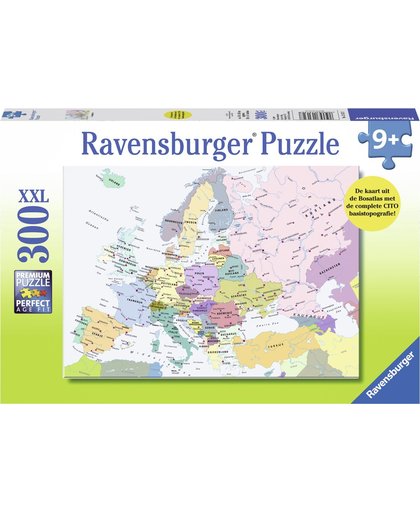 Ravensburger puzzel Europa kaart CITO - Legpuzzel - 300 stukjes