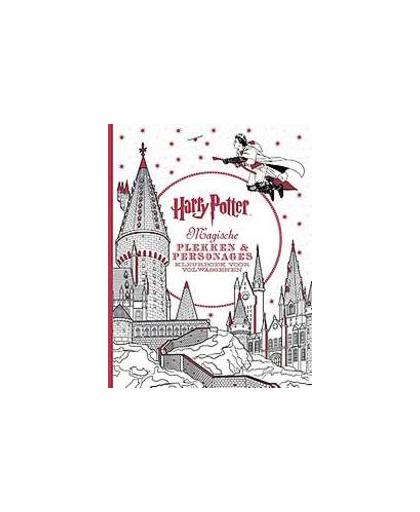 Harry Potter magische plekken en personages. kleurboek voor volwassenen, Paperback