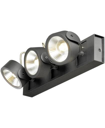 SLV 1000131 LED-plafondlamp 47 W Zwart Zwart