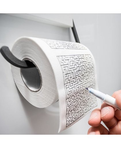 Toiletpapier doolhof