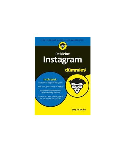 De kleine Instagram voor dummies. Jaap de Bruijn, Paperback