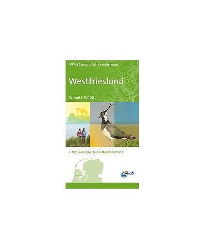 Topografische wandelkaart Westfriesland. schaal 1:25.000, onb.uitv.