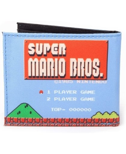 Super Mario Bros Retro Landscape Bifold Wallet