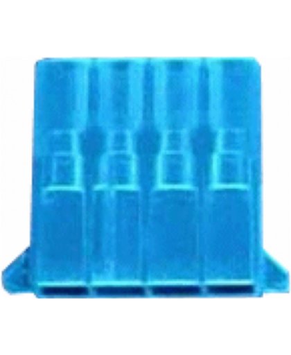 UVM4PFB Setje van 10x Molex voedingplug (Female, Blauw UV)