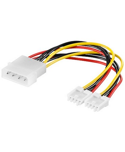 DELTACO DEL-115A, Y-kabel intern voor 2p 3.5 "