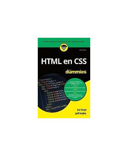 HTML en CSS voor Dummies. Tittel, Ed, Paperback