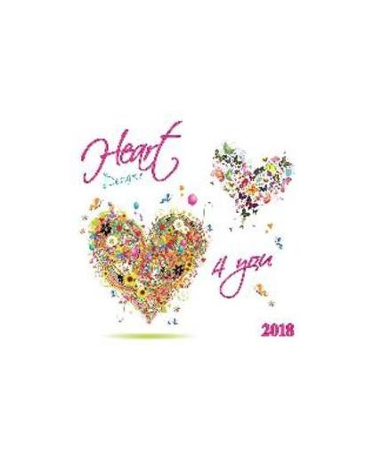 Hearts 2018. Kalender 2018, Paperback
