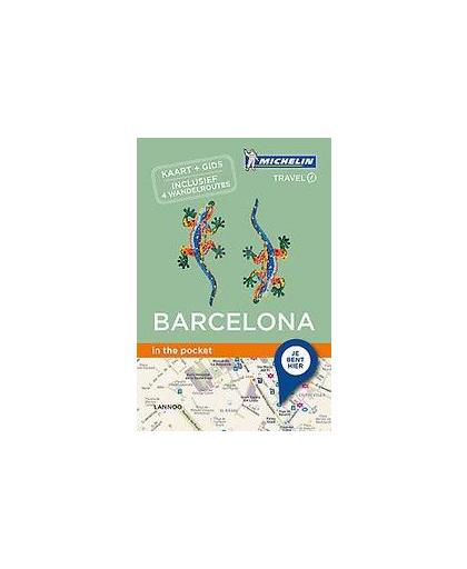 Michelin in the pocket - Barcelona. Kaart + gids - Inclusief 4 wandelroutes, Paperback
