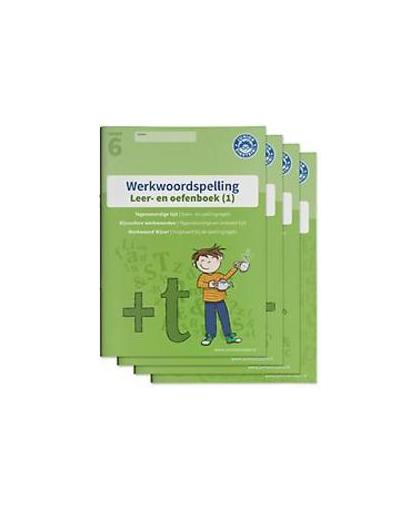 Werkwoordspelling Leer- en Oefenboek groep 6 Compleet: Compleet pakket - Tegenwoordige en verleden tijd, voltooid deelwoord en b. Paperback