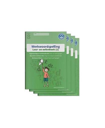 Werkwoordspelling leer- en oefenboek groep 8 compleet: Compleet pakket - Tegenwoordige en onvoltooide tijd, de verleden en volto. Paperback