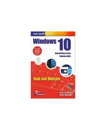 Windows 10. Nederlandse versie - Tweede editie, van Duuren, Bob, Paperback
