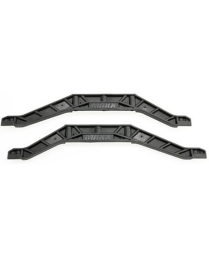 Chassis braces, lower (black) (2)