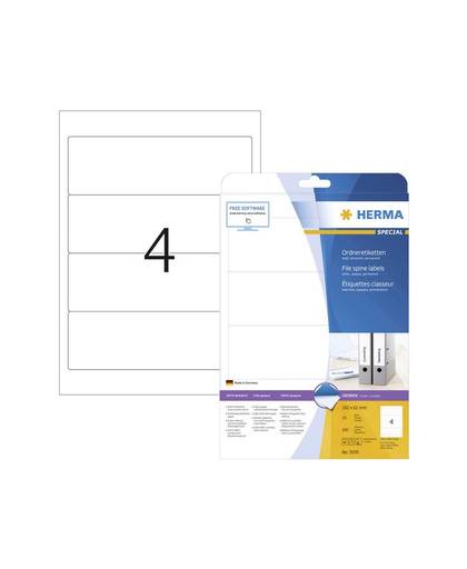 HERMA 5095 printeretiket Wit Zelfklevend printerlabel