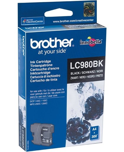 Brother LC-980BK inktcartridge Zwart