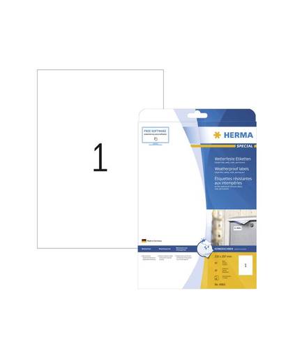HERMA 4866 printeretiket Wit Zelfklevend printerlabel