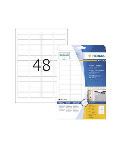 HERMA 9531 printeretiket Wit Zelfklevend printerlabel