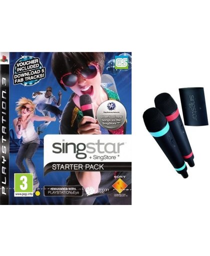 Singstar starter pack + set draadloze microfoons