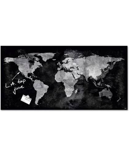 Sigel artverumÂ® World Map (b x h x d) 910 x 460 x 15 mm Bont GL270