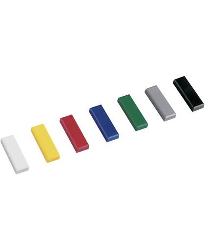 Maul MAULpro (b x h x d) 53 x 18 x 10 mm rechthoekig Wit, Geel, Rood, Blauw, Groen, Grijs, Zwart 20 stuks 6179199