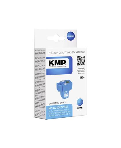 KMP Inkt vervangt HP 363 Compatibel Cyaan H36 1700,0003