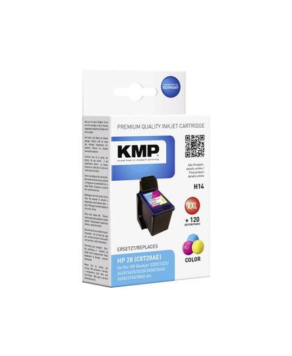 KMP Inkt vervangt HP 28 Compatibel Cyaan, Magenta, Geel H14 0997,4280