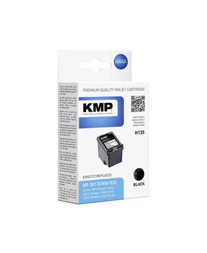 KMP Inkt vervangt HP 301 Compatibel Zwart H135 1719,4801