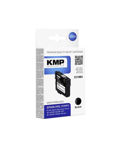 KMP Inkt vervangt Epson 29XL, T2991 Compatibel Zwart E218BX 1632,4001