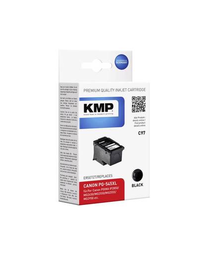 KMP Inkt vervangt Canon PG-545XL Compatibel Zwart C97 1562,4001