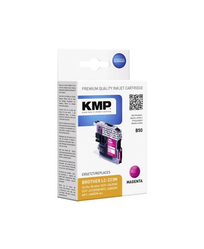 KMP Inkt vervangt Brother LC-223M Compatibel Magenta B50 1529,0006