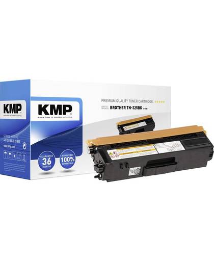 KMP Compatibel Tonercassette B-T38 vervangt Brother TN-325BK, TN325BK Zwart