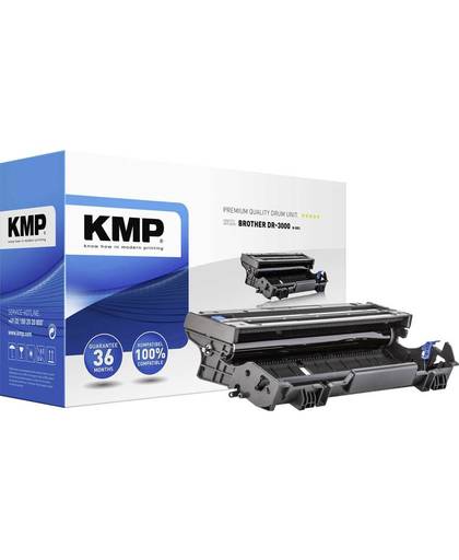 KMP Drum unit vervangt Brother DR-3000, DR3000 Compatibel Zwart 20000 bladzijden B-DR3