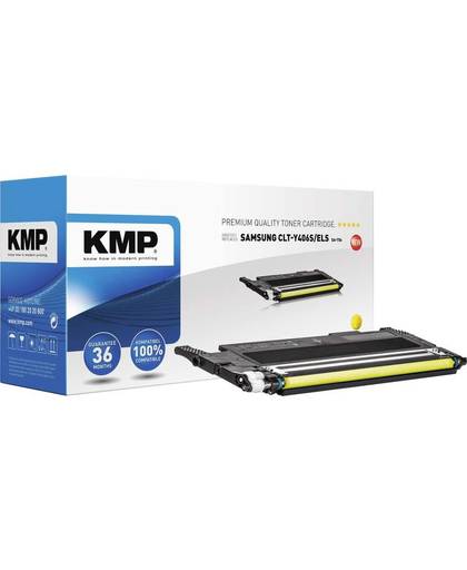 KMP Tonercassette vervangt Samsung CLT-Y406S Compatibel Geel 1000 bladzijden SA-T56
