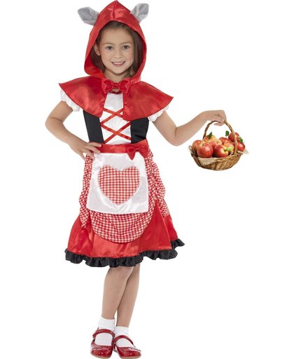 "Rood sprookjes kostuum voor meisjes  - Kinderkostuums - 104-116"