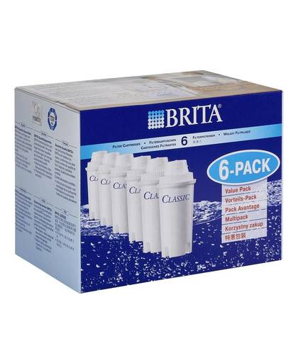 Brita Classic, 6 Pack Cartridge 6 stuk(s)