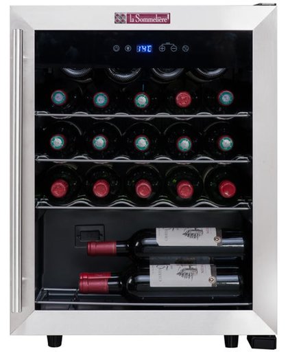 La Sommelière LS24 - Wijnklimaatkast - Monotemperatuur, 23 flessen, 4 legplanken, Energieklasse A