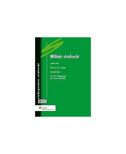 Militair strafrecht. Studiepockets strafrecht, G.L. Coolen, Hardcover