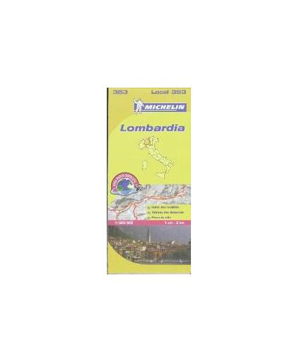 Lombardia. Michelin kaart - lokaal Italie, Paperback