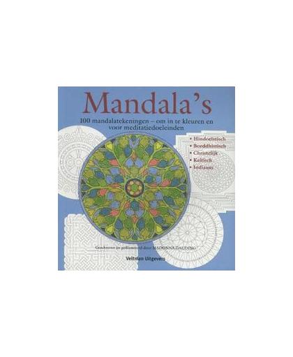Mandala's. 100 mandalatekeningen om in te kleuren en voor meditatiedoeleinden, M. Gauding, Paperback