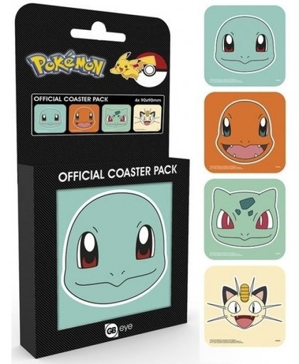 Pokemon Official Coaster Pack - Faces