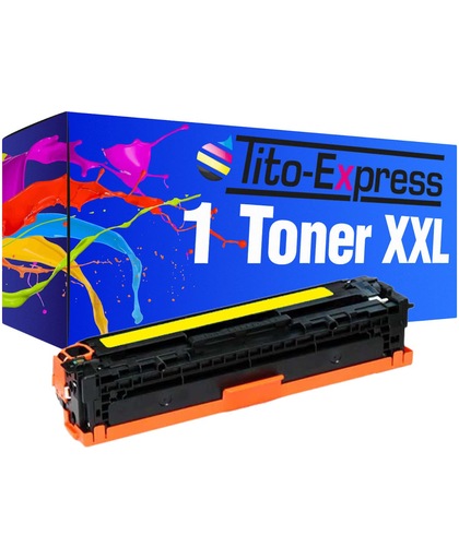 Tito-Express PlatinumSerie PlatinumSerie® 1 Toner XL Yellow voor HP CE322A 128A Laserjet CP1525 CP1525N CP1525NW Laserjet Pro CP1525 CP1525N CP1525NW CM1415FN CM1415FNW