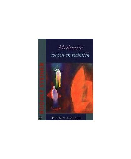 Meditatie. wezen en techniek, Steiner, Rudolf, Paperback