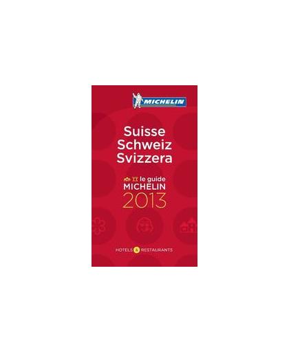 Suisse Schweiz Svizzera De Rode Michelingids 2013. De rode Michelingids, Paperback